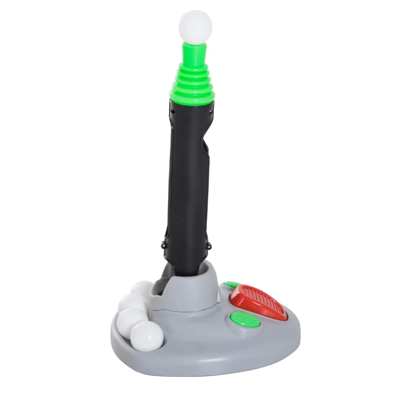 Homcom Gioco Baseball per Bambini con Mazza, Palle e Lanciatore Automatico