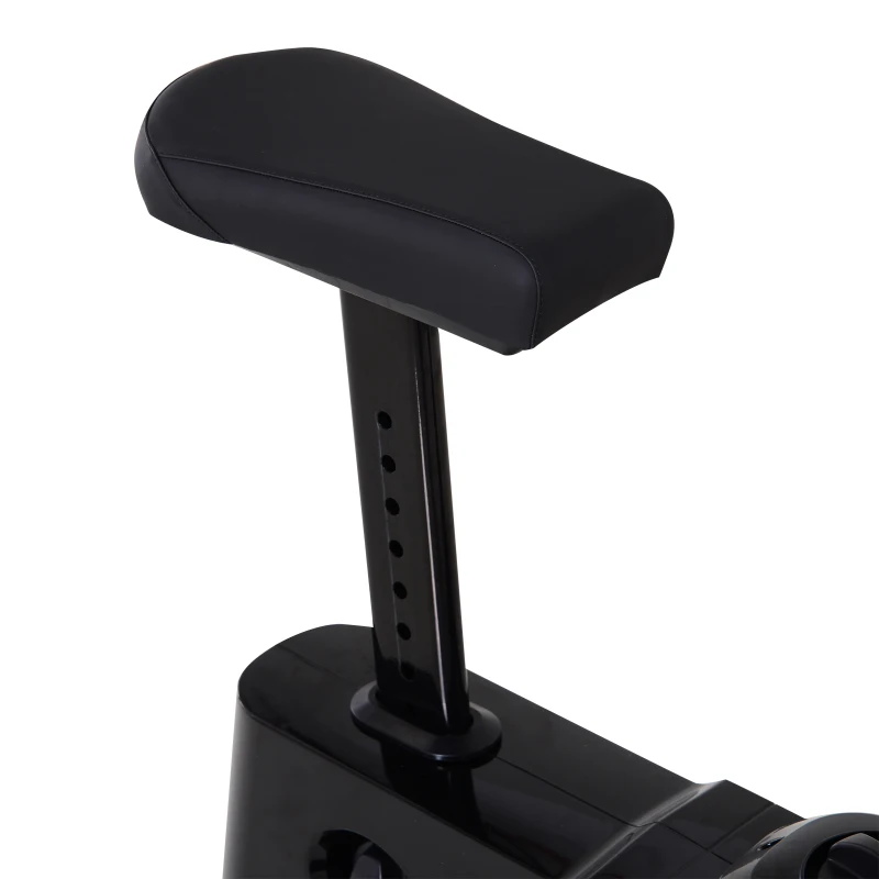 HOMCOM Cyclette con Tavolo da Lavoro Scrivania con Altezza Regolabile per il Tuo PC o Tablet, Pedali a Scomparsa