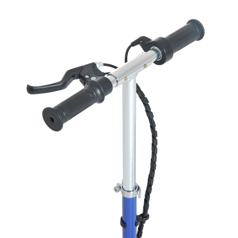 HomCom Monopattino Elettrico per Bambini con Freno e Cavalletto 13km/h, Blu