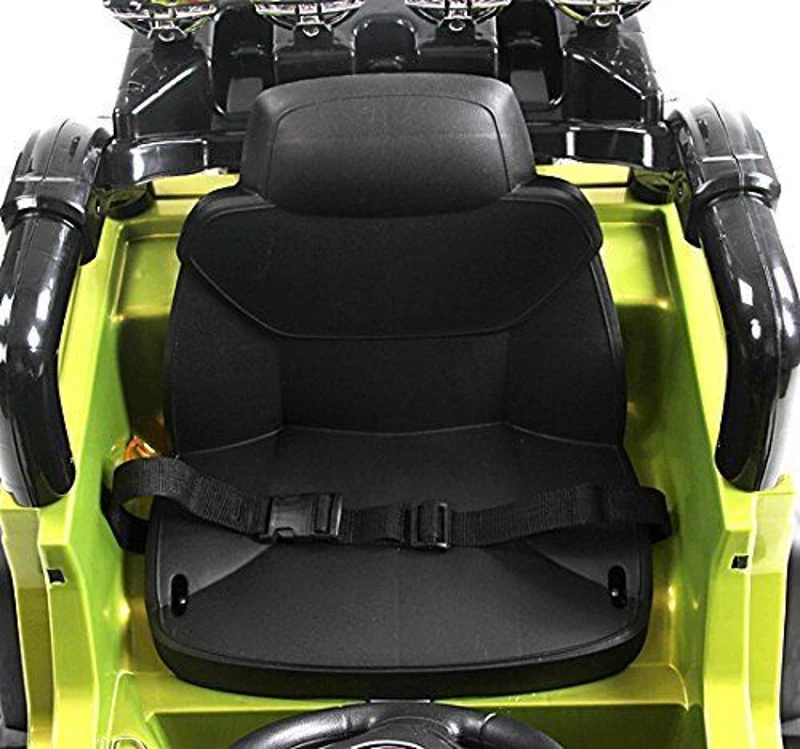 HOMCOM Macchinina Elettrica per Bambini Modello Jeep 118 × 74 × 75cm,Verde