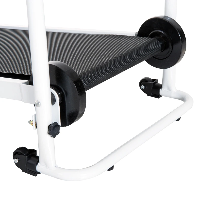 Homcom Tapis Roulant Magnetico Pieghevole per Fitness Allenamento a Casa in Acciaio 52×92×110-130cm