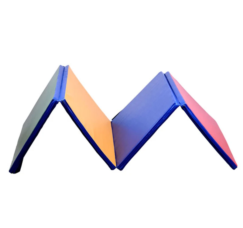 HOMCOM Tappetino da ginnastica Materassino da palestra Tappetino fitness Tappetino salvapavimenti Stuoia morbida pieghevole