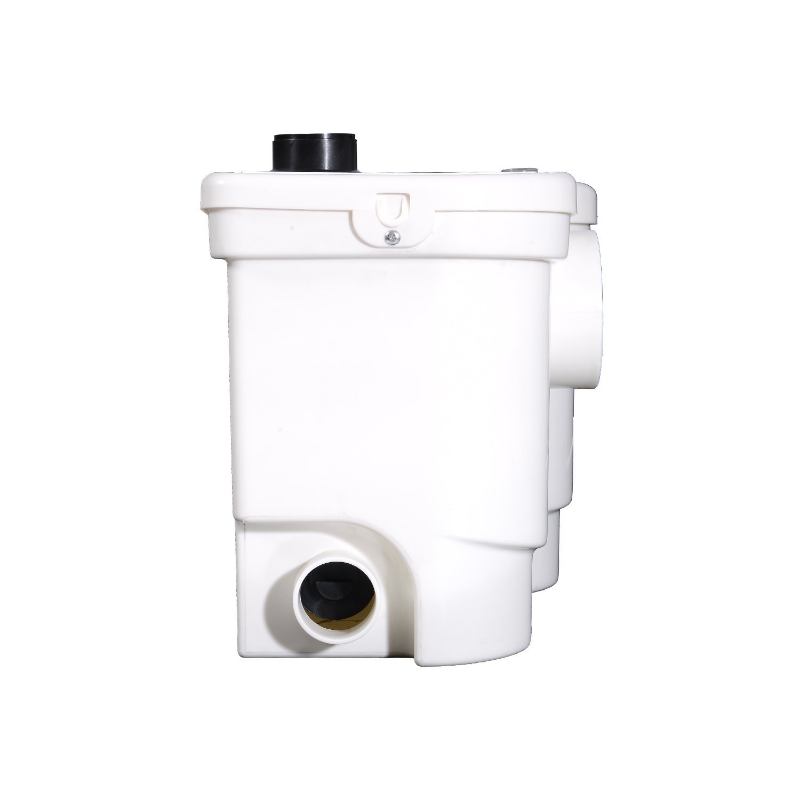 HOMCOM - Trituratore Pompa di Scarico 800W per WC, Lavabo, Bidet, Doccia in PP 43 x 23 x 26cm Bianco