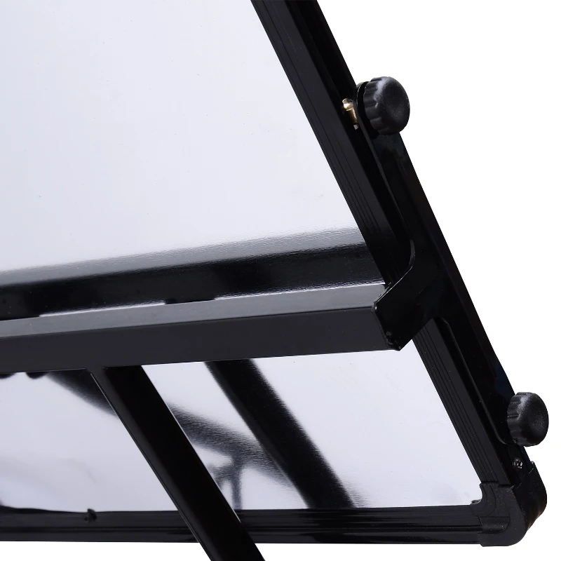 HOMCOM Lavagna Magentica Bianca con Cavalletto a Treppiede Altezza Regolabile Cornice in Alluminio 60×90x1.8cm