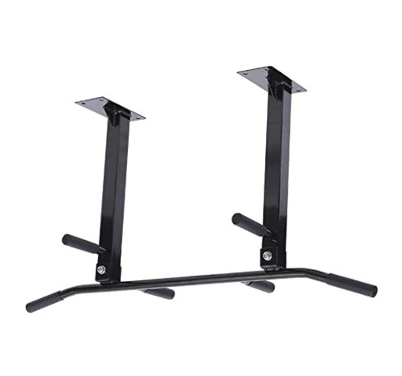 Homcom – Chin Up Bar Barra per Trazioni Esercizi da Soffitto Palestra Fitness