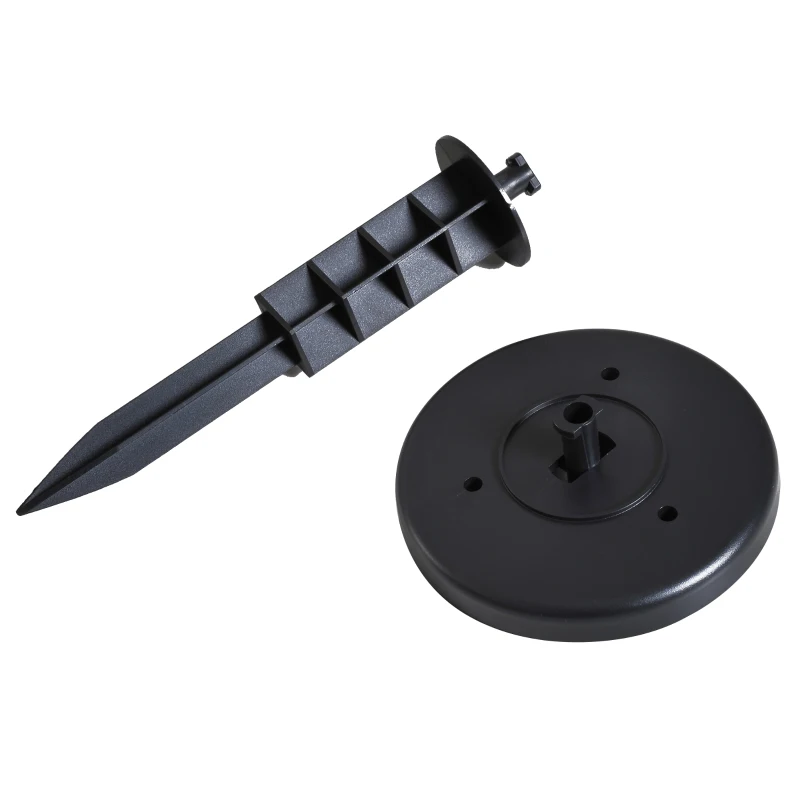 HOMCOM Proiettore per Natale per Interno Esterno Giardino Impermeabile Decorazione Feste Party in ABS Nero