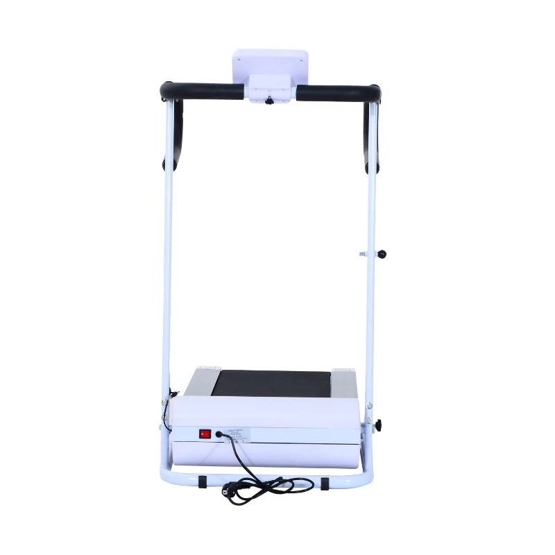 HomCom Tapis Roulant Elettrico Home Fitness 10 velocità, Bianco e Nero