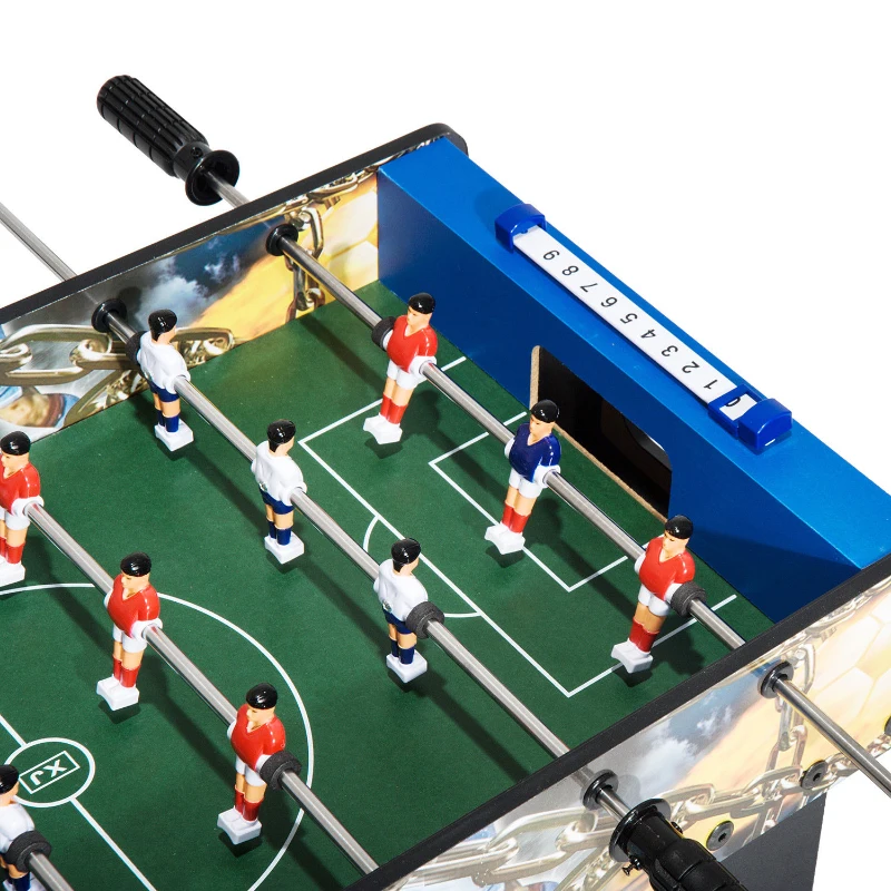 HOMCOM Mini Calcio Balilla per Bambini in Legno MDF 69x37x24cm