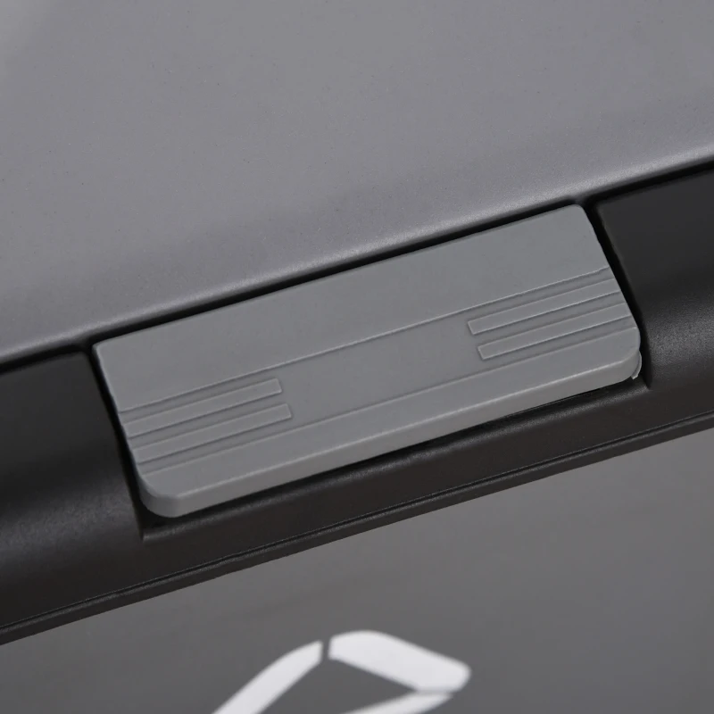 HOMCOM Pattumiera Differenziata con 4 Bidoni Multicolore e Base con Ruote, Capacità Totale 100L, Plastica, 50x37.5x90cm