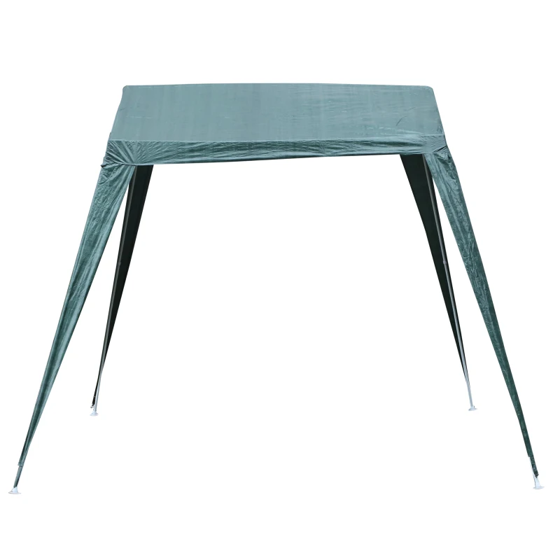 Outsunny Gazebo da Giardino con 4 Corde Tiranti 8 Picchetti da Terra Verde 3.3 x 2.4 x 2.1 m