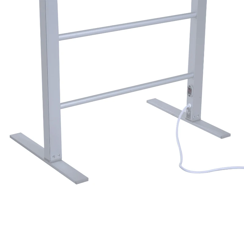 HomCom Scaldasalviette Stendino Elettrico in Lega d’Alluminio 100W