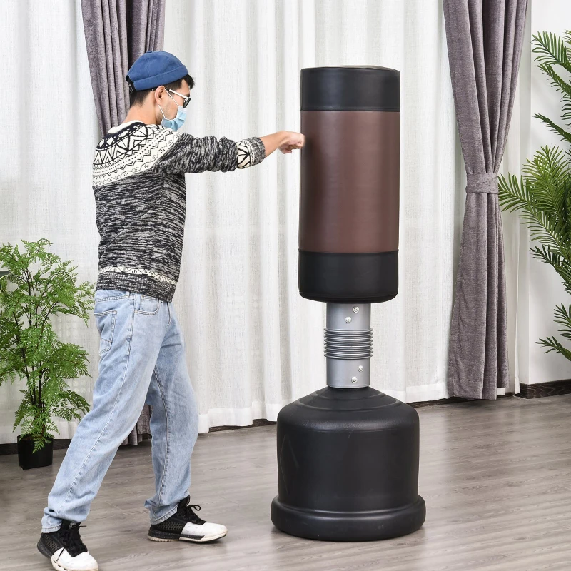 HomCom Sacco boxe da terra Professionale-Allenamento Boxing MMA MUAY THAI KICK