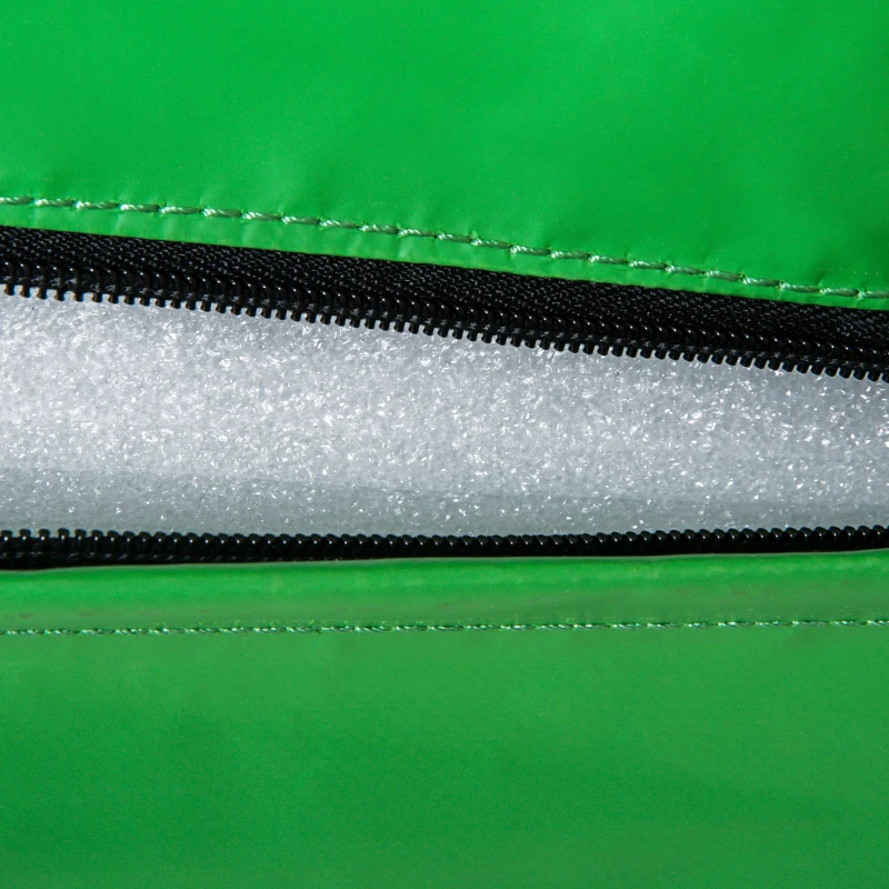 Homcom Materasso Training Pieghevole per Fitness Ginnastica Artistica, Blu verde, 180x90x40cm