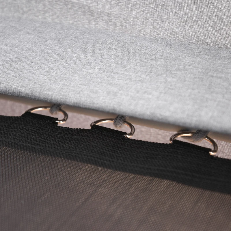 HOMCOM Trampolino Tappeto Elastico per Bambini per Interni ed Esterno, Rete di Sicurezza e Imbracatura