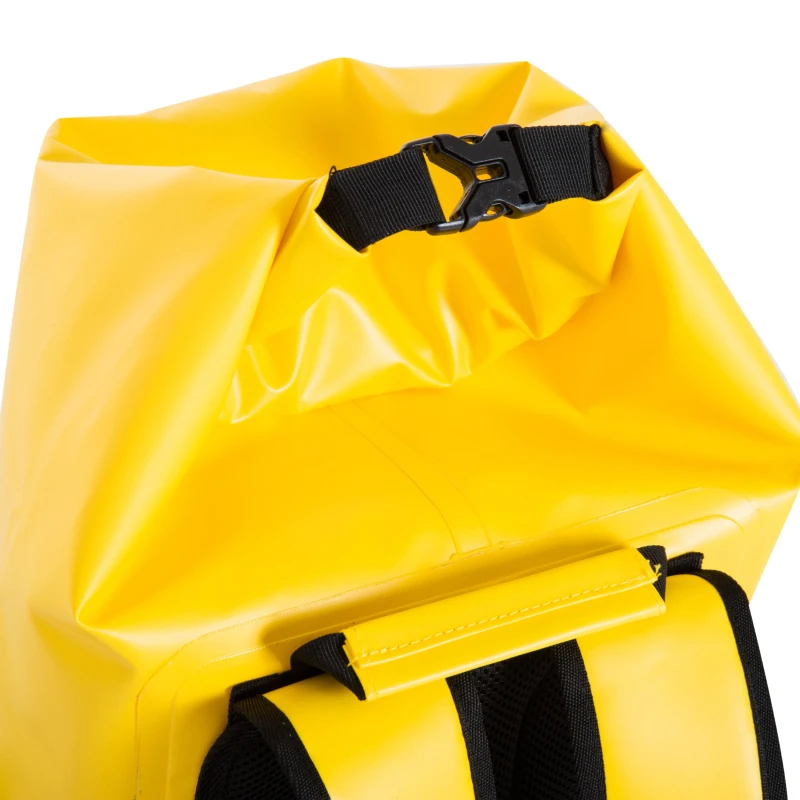 Outsunny Borsa Zaino Impermeabile Multifunzionale Ideale per Outdoor, Giallo, 30L