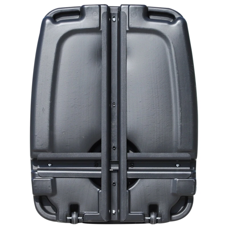 Outsunny Base per Ombrellone con 2 Ruote Riempibile con Acqua o Sabbia 50/60kg da Giardino HDPE 60x80x16cm