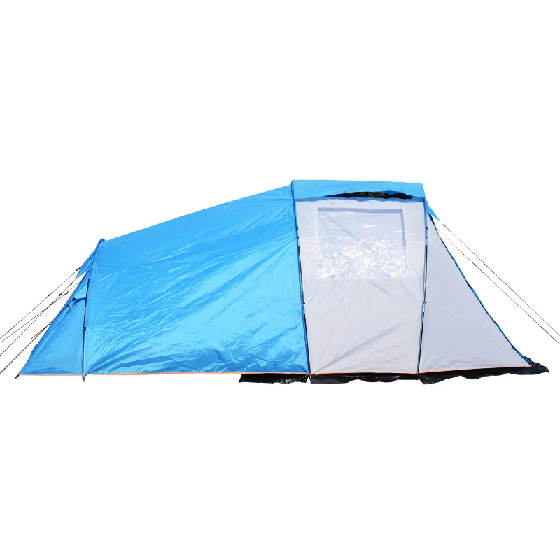 Outsunny Tenda da Campeggio Spiaggia Impermeabile per 4 Persone 375 × 240 × 150cm