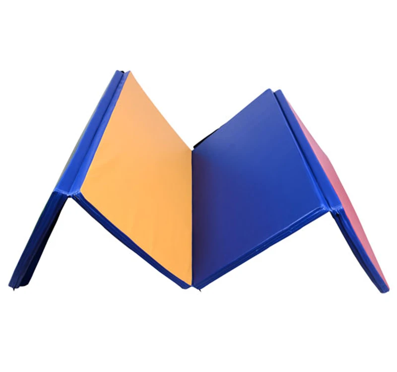 HOMCOM Tappetino da ginnastica Materassino da palestra Tappetino fitness Tappetino salvapavimenti Stuoia morbida pieghevole