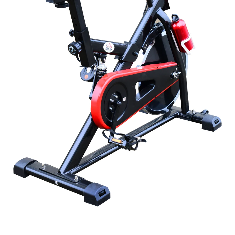 HOMCOM Cyclette Professionale per Allenamento Spinning 103 × 45 × 105cm Nero