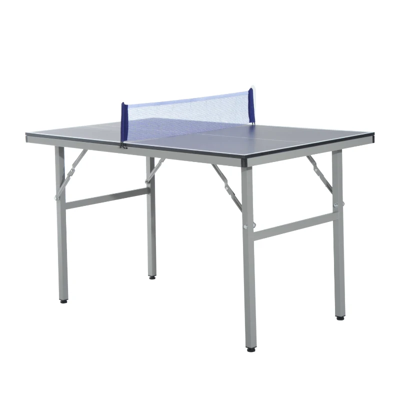 HOMCOM Tavolo da Ping Pong Professionale con 2 Racchette, 3 Palline in Legno MDF 125 x 75 x 75cm