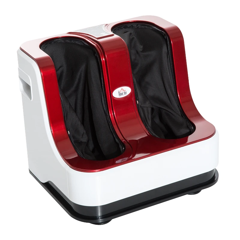 HOMCOM Massaggiatore Piedi Elettrico Massaggio Shiatsu a Rullo con 3 Programmi