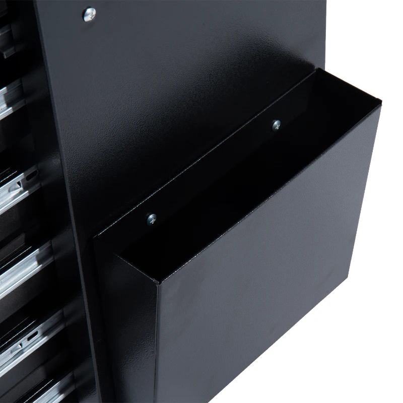 HOMCOM Carrello da Officina Professionale Porta Attrezzi con Cassettiera 61.5 x 33 x 113cm Nero