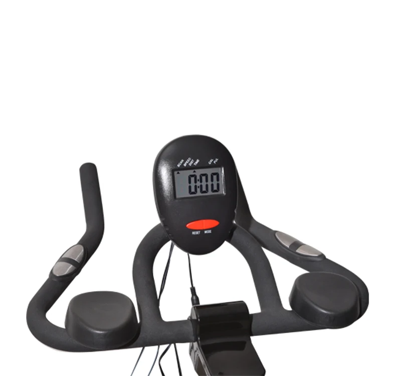 HOMCOM Spin Bici Bicicletta Bike Indoor Allenamento Aerobico Ciclo Home Fitness Palestra In Casa Con Display a LED Rosso
