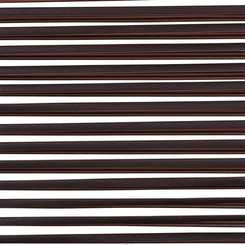 Outsunny Set Braccioli per Mobili da Giardino in Rattan Intrecciato Protezione Contro i Raggi UV Facile da Installare in Acciaio Marrone 63x60x6cm