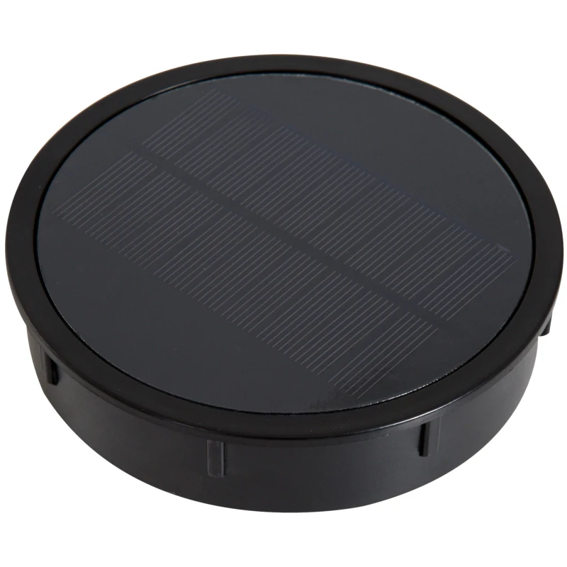 Outsunny Lampada da Terra Giardino Esterno LED a Energia Solare Design Moderno Acciaio Φ19.7 × 63cm