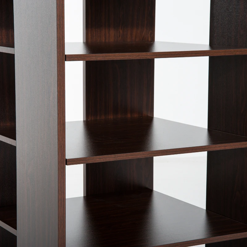 HOMCOM Mobiletto Multiuso Salvaspazio con Rotelle a 4 Ripiani 50 x 47.5 x 84cm