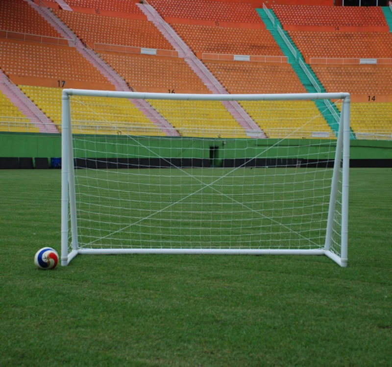 Outsunny - Mini porta da calcio gonfiabile per bambini rete di calcio da giardino L
