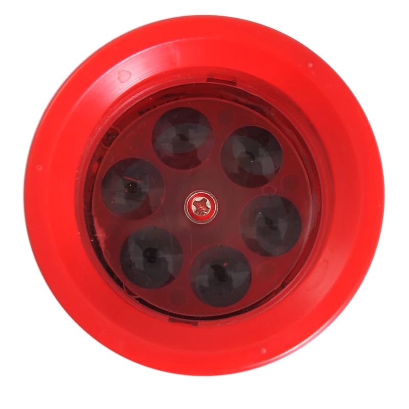 HOMCOM Candela Proiettore Natale LED con 4 Effetti Luce Intercambiabili Ф7x15cm Rosso