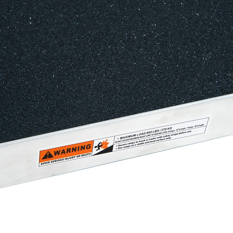 HomCom Rampa per Sedia a Rotelle in Alluminio Ripiegabile a Valigia,  61x36x16cm