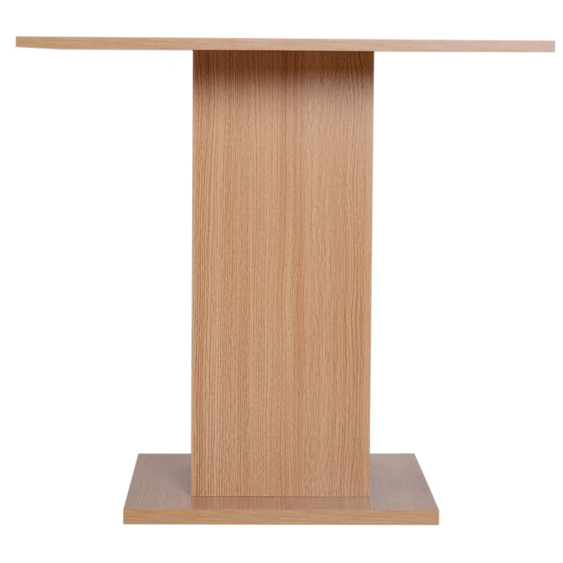 HOMCOM Tavolino da Caffè Design Moderno Salotto Soggiorno Cucina 80x80x76.5cm Legno