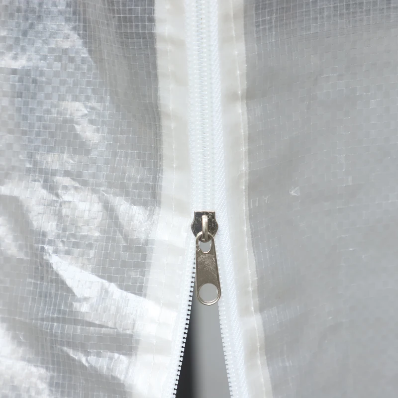 Outsunny Copertura per Mobili da Giardino Impermeabile Anti UV con Fissaggio e Cerniera Poliestere 135x113cm