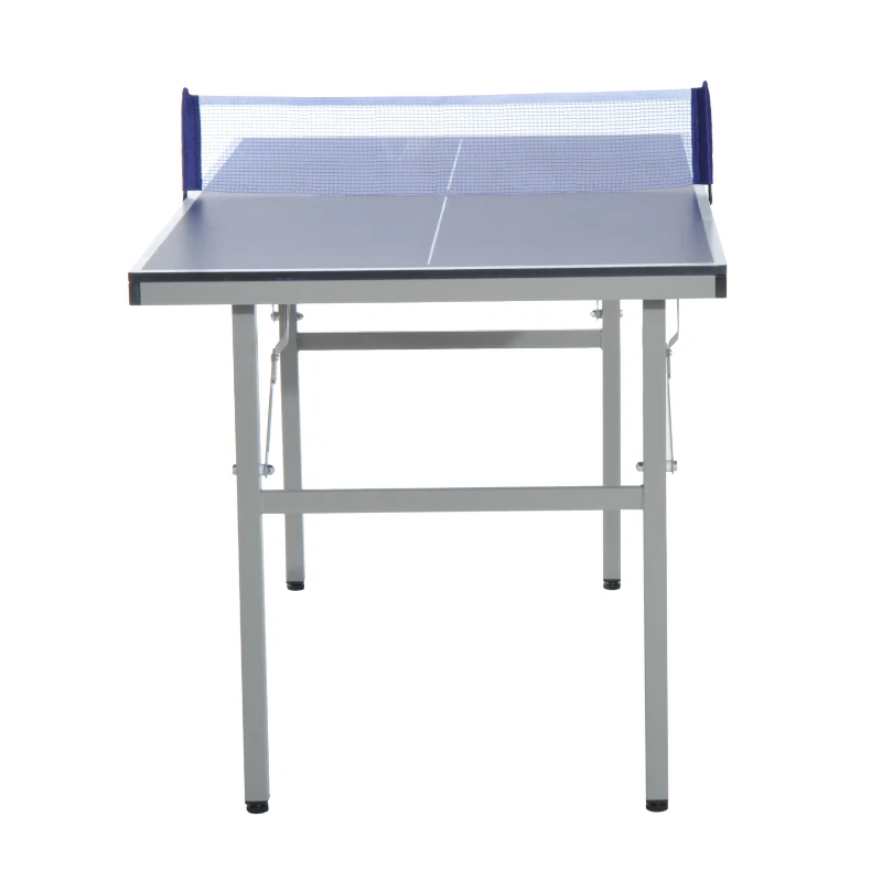 HOMCOM Tavolo da Ping Pong Professionale con 2 Racchette, 3 Palline in Legno MDF 125 x 75 x 75cm