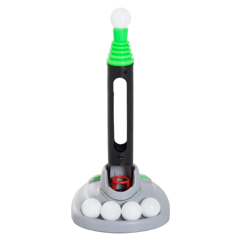 Homcom Gioco Baseball per Bambini con Mazza, Palle e Lanciatore Automatico