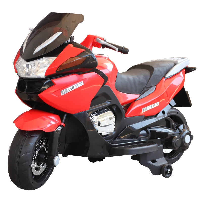 Moto Scooter Elettrica per Bambino 12V e 2 Motori con Numerose Funzioni