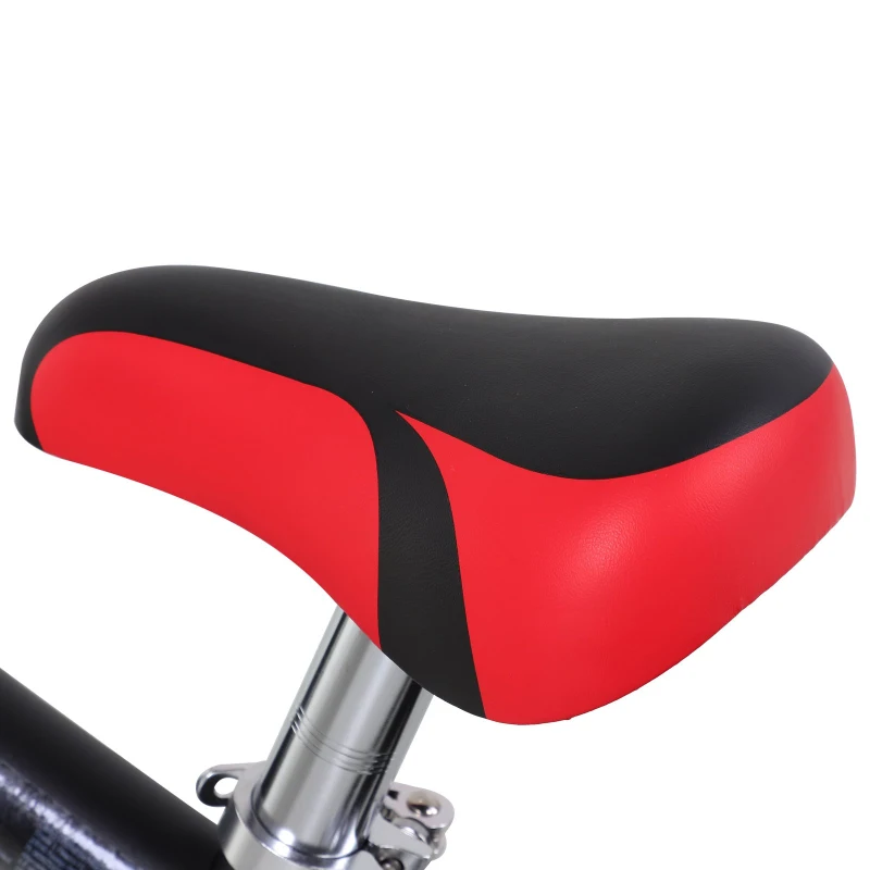 Homcom Bicicletta Senza Pedali Nera e Rossa, Bici Equilibrio per Bambini 2-5 anni con Sellino e struttura Regolabile