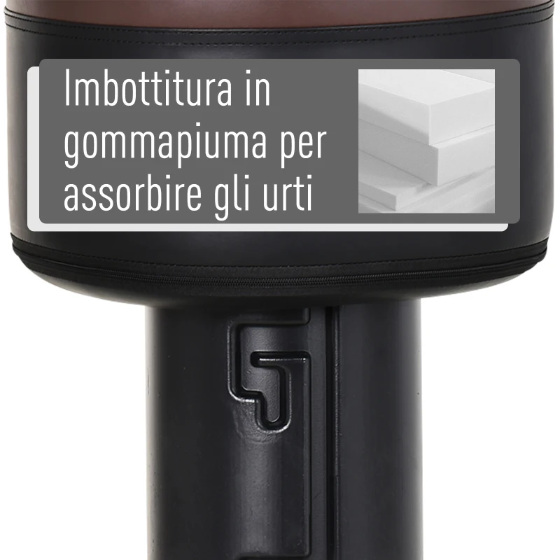 HomCom Sacco boxe da terra Professionale-Allenamento Boxing MMA MUAY THAI KICK