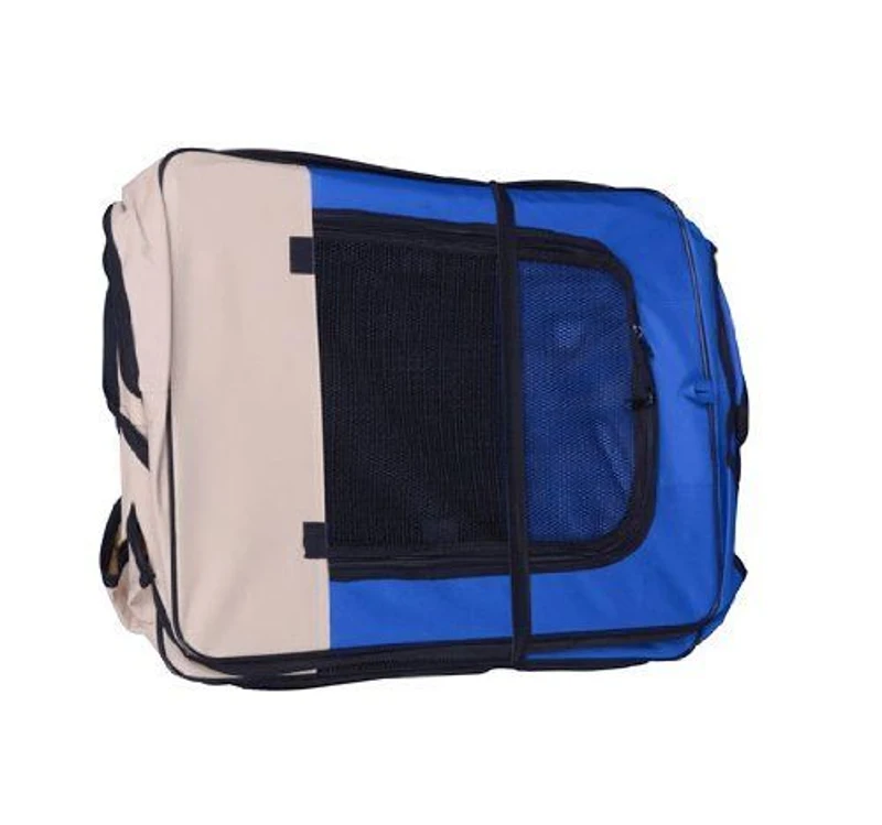 PawHut Box per animali Recinzione per cuccioli Cuccia , dimensioni: 125 x 125 x 58 cm, Colore : blu scuro