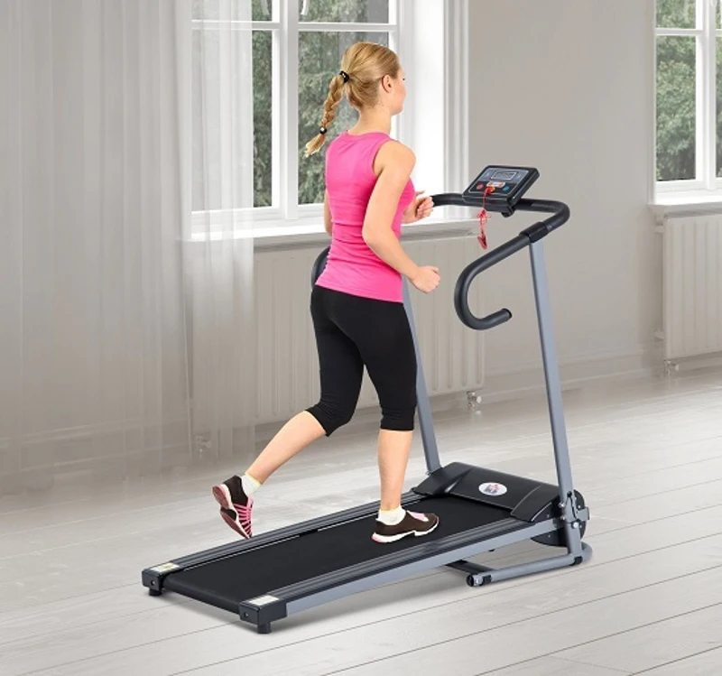 HomCom Tapis Roulant Elettrico con Schermo LED per Allenamento 500W Pieghevole