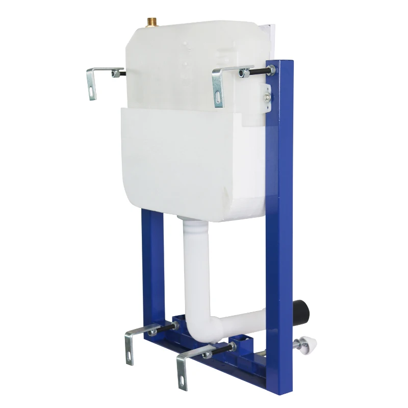 HOMCOM Cassetta di Risciacquo ad Incasso Nascosto per WC Capacità 7L Plastica 73.6 × 48 × 11.6cm