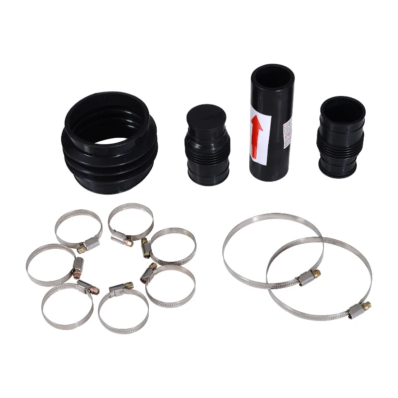 HOMCOM - Trituratore Pompa di Scarico 800W per WC, Lavabo, Bidet, Doccia in PP 43 x 23 x 26cm Bianco