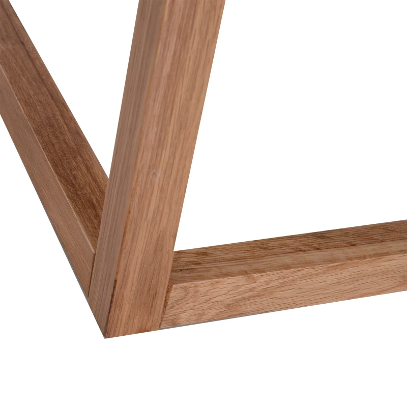 HOMCOM Tavolino da Caffè da Salotto Quadrato Design Neurale Ampio Piano Legno MDF Resistente Capacità di Peso:45kg 60x60x45cm