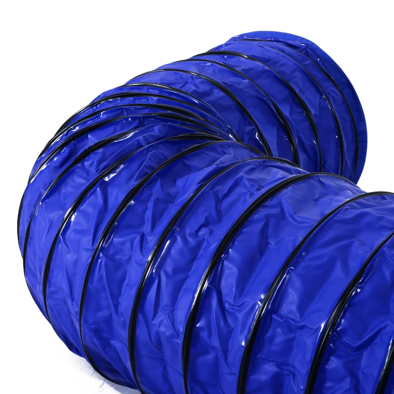 Pawhut Activity Agility Obedience Training Open Tunnel-Blue