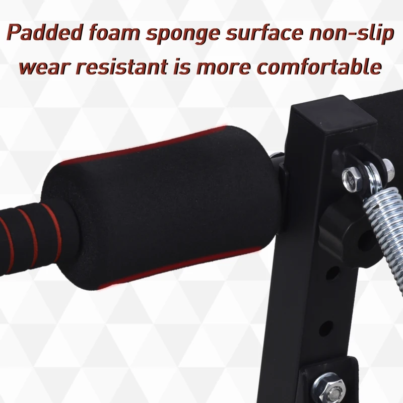 HOMCOM banca pliabila pentru abdomene, 48x135x61-68cm