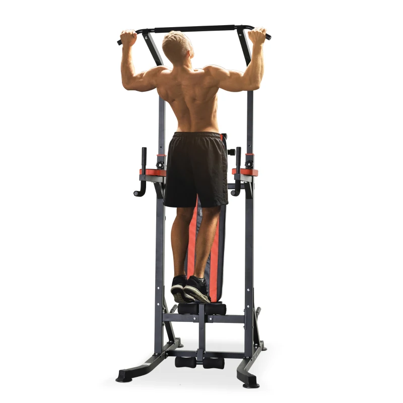 HOMCOM aparat pentru sport 92x178x200-236 cm, rosu