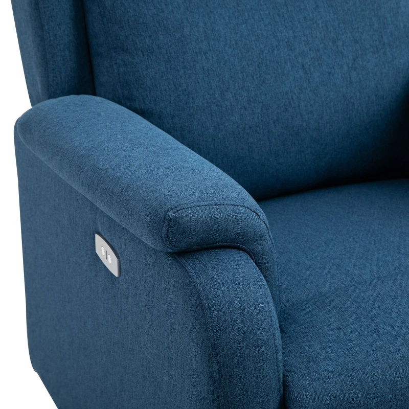 Homcom Fotoliu Relax Electric – Reclinabil cu USB & Suport Picioare