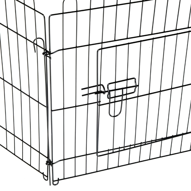 PawHut tarc pentru animale mici, panouri otel, 158x61cm